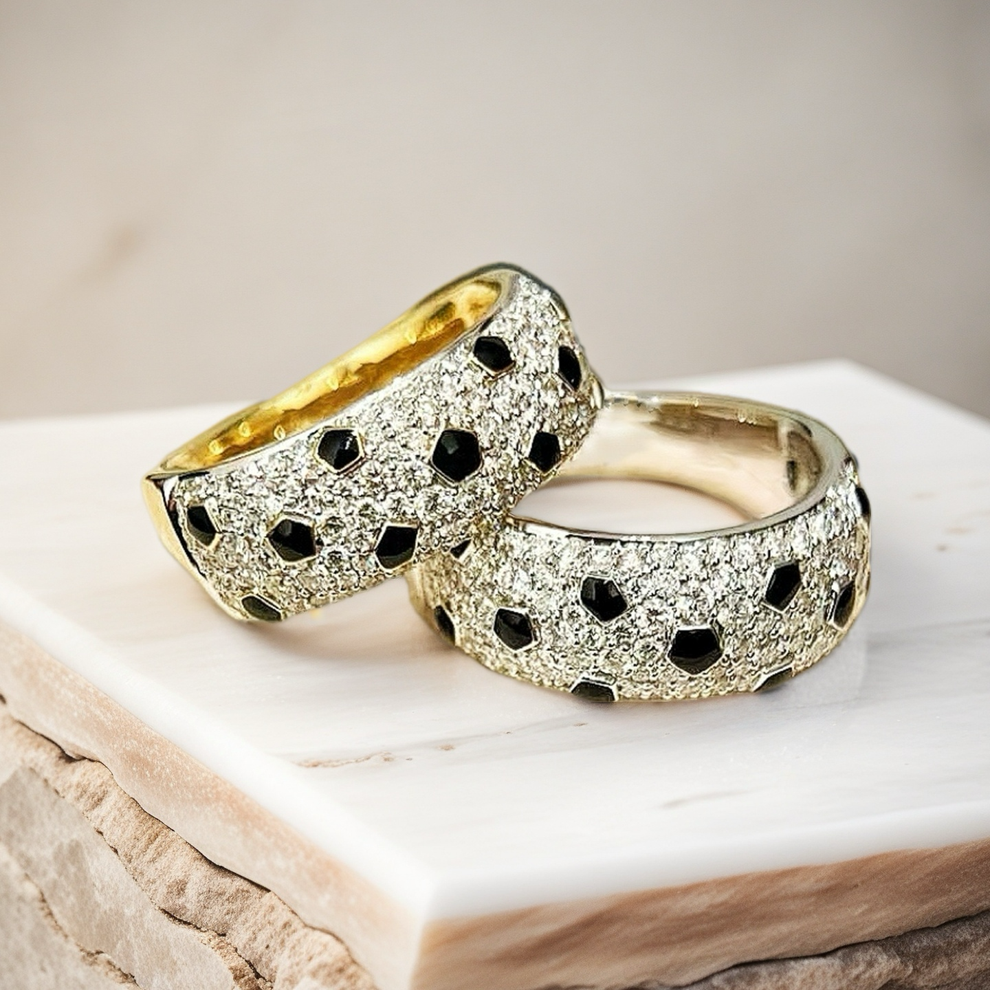 Black panther 18k Gold Diamond Ring (Item No. VT142)