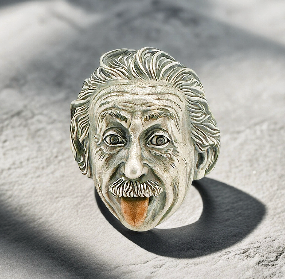 Einstein Silver Ring (Item No. SC019)