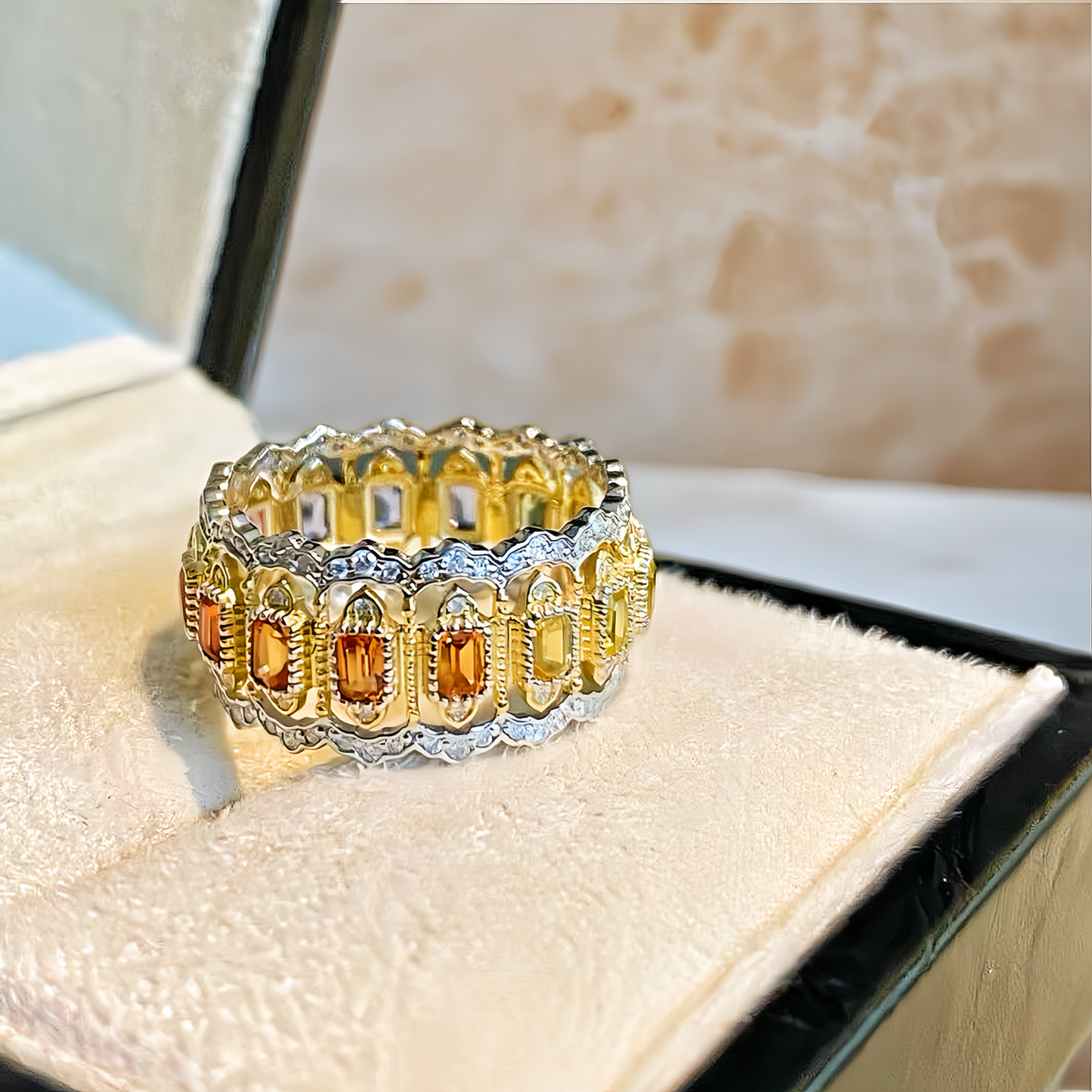 Vintage 18k Gold Diamond Ring (Item No. VT159)