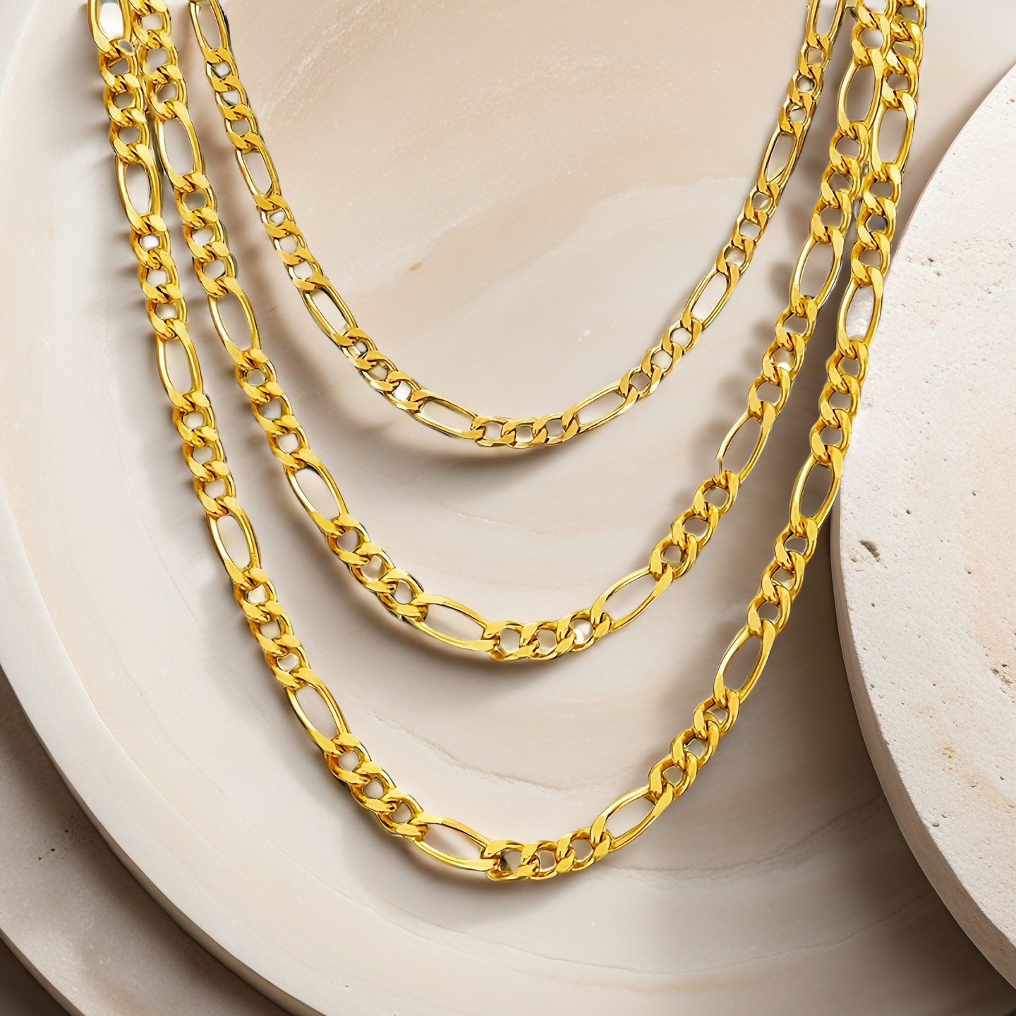 Classic 18k Gold Necklace Chain (Item No. GN0008)
