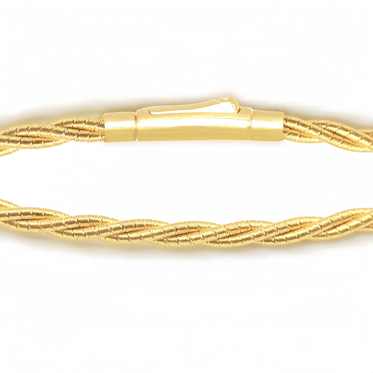 Twisted 18K Gold Bracelet (Item No. SX031CB)
