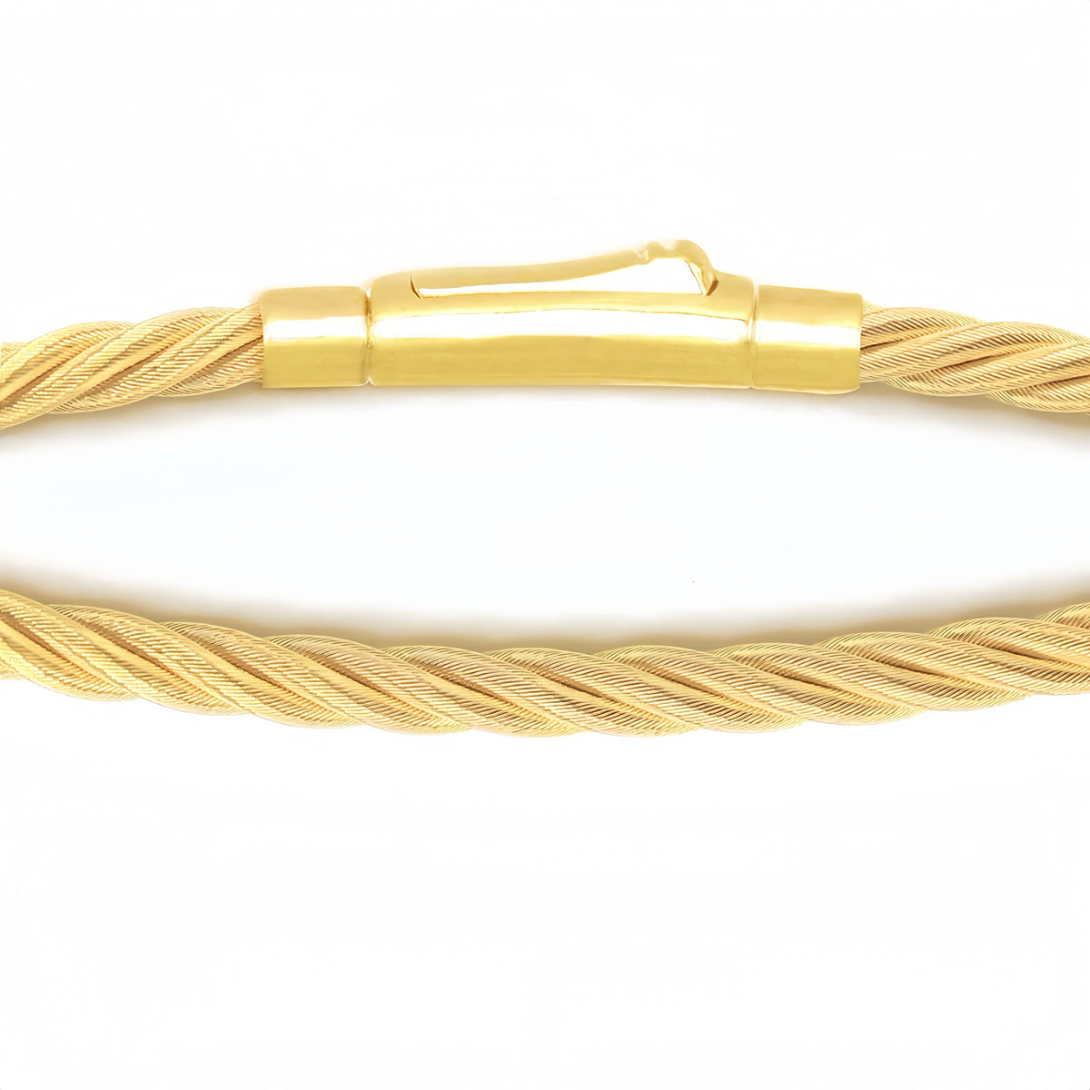 4 Strand Twisted 18k Gold Necklace (Item No. SH081CN)