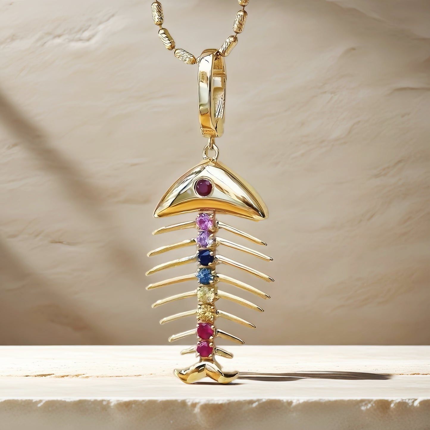 Finish 18k Gold Diamond Sapphire Pendant (Item No. VT173)