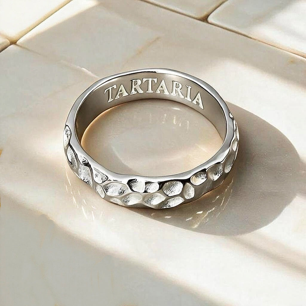 Hammered Silver Ring (Item No. TDRS0005)