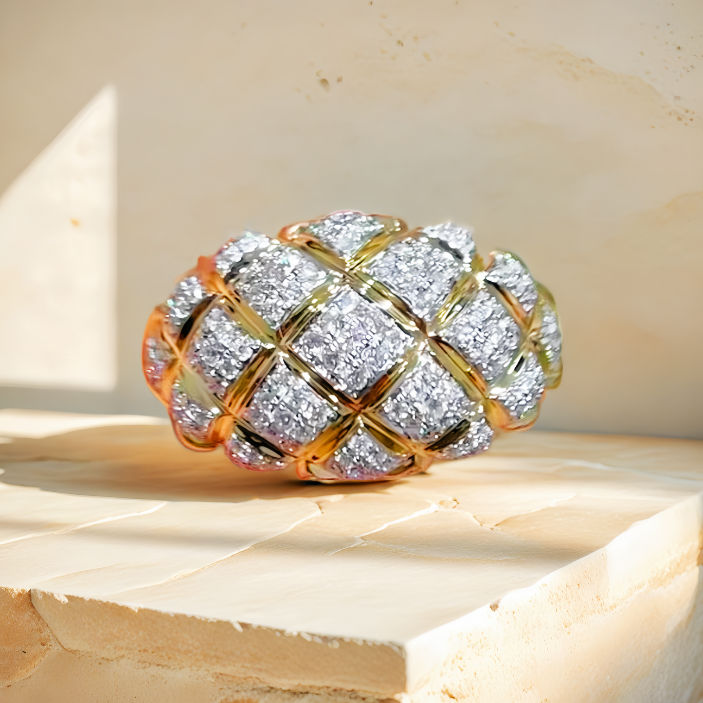 Vintage 18k Gold Diamond Ring (Item No. VT216)