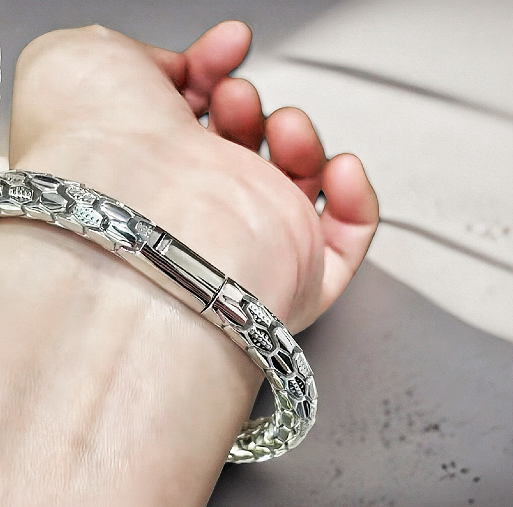 Snake Platinum Gold Bracelet Chain (Item No. GB0034)