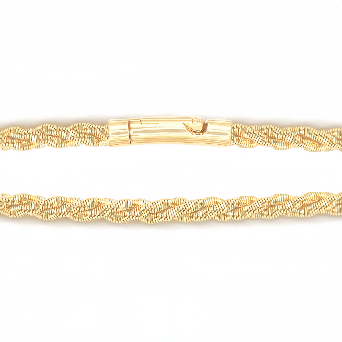 Electroforming Twisted 18k Gold Necklace (Item No. DG071CN)