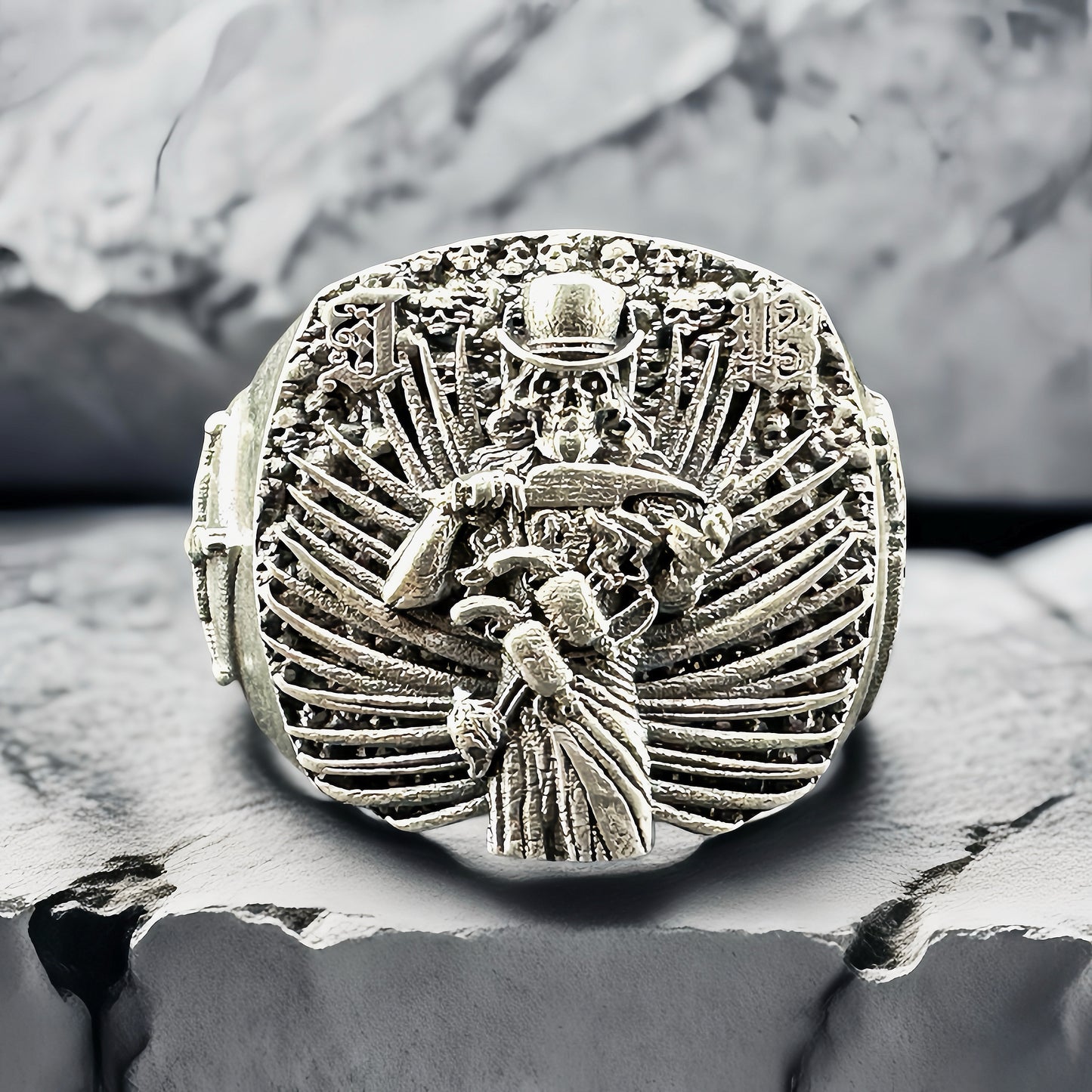 The Kali Yuga Series Ring Set (Item No. KYRNFT)