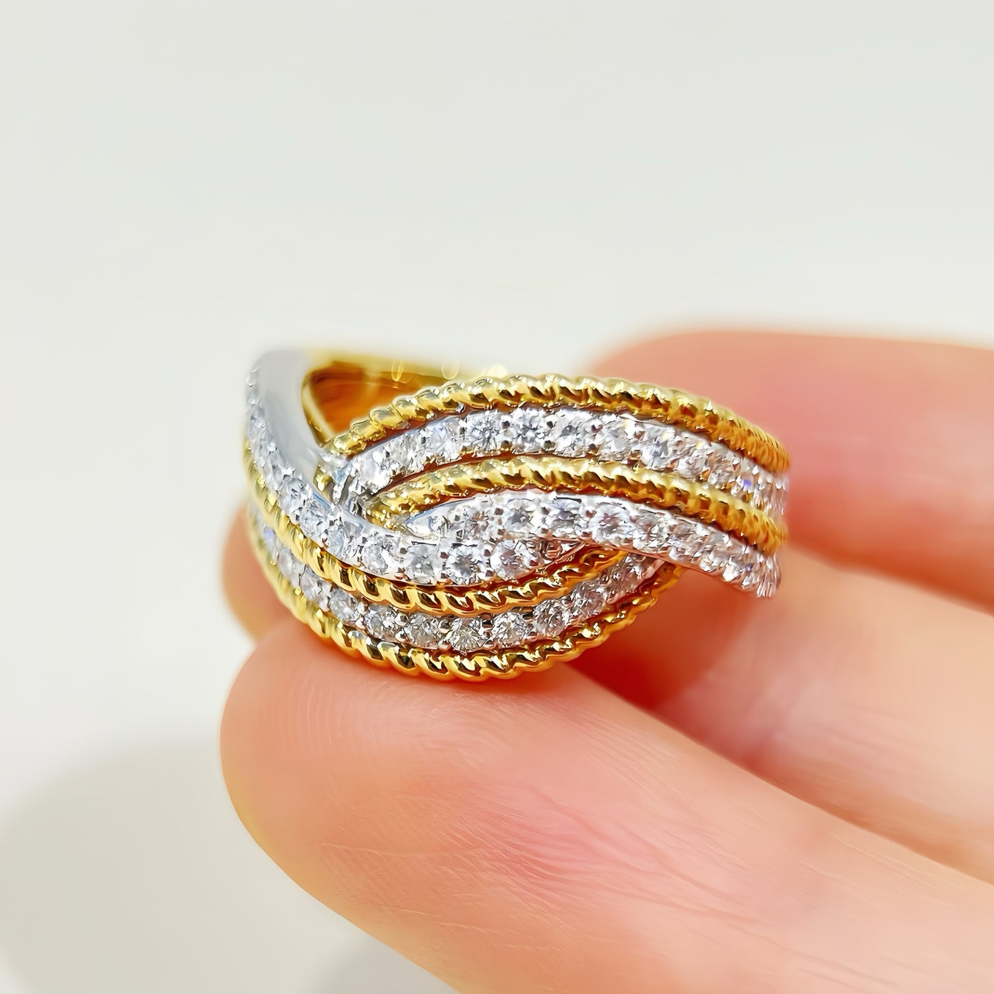 Vintage 18k Gold Diamond Ruby Ring (Item No. VT433)