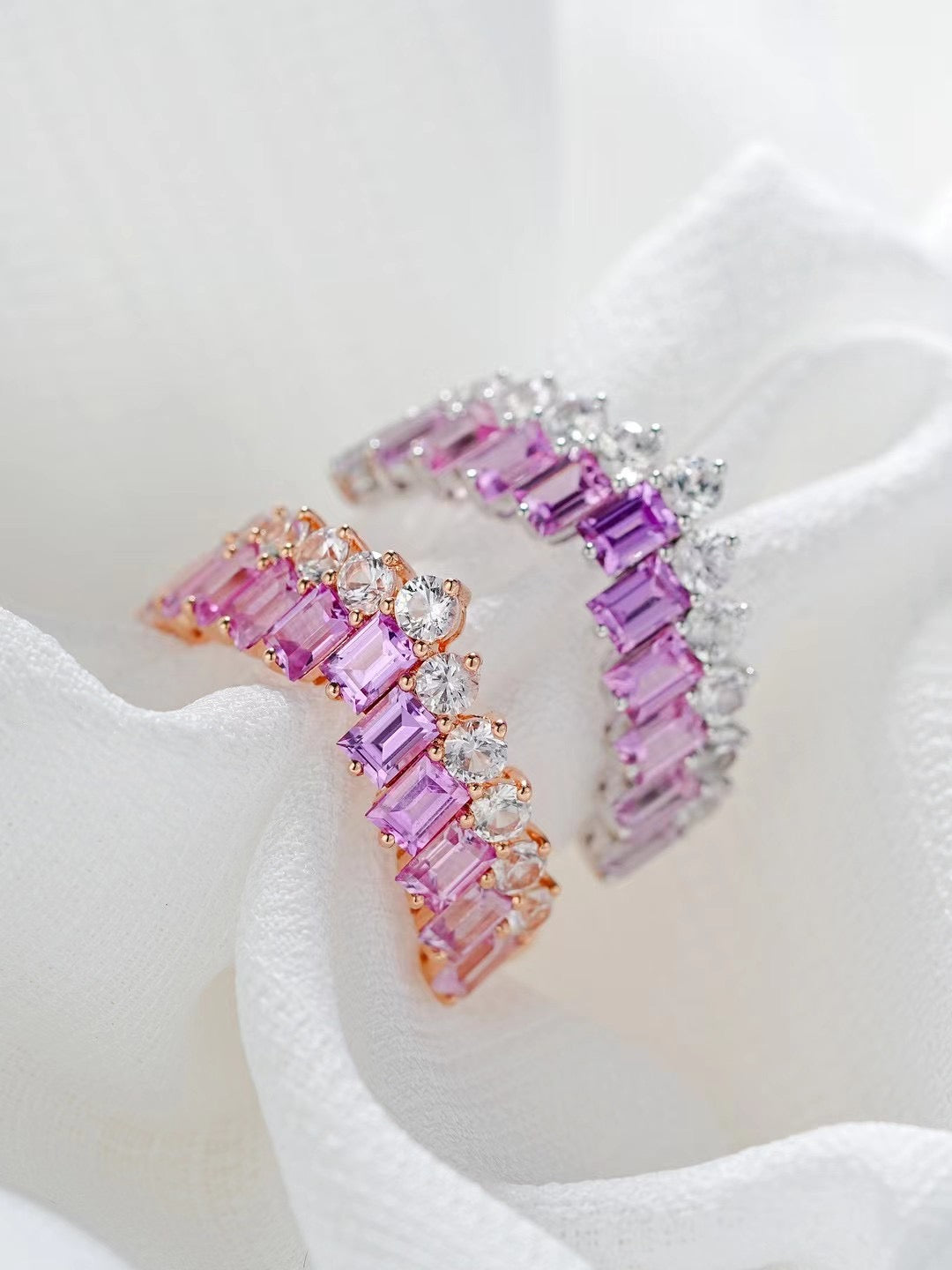 Rainbow Sapphire 18k Gold Ring (Item No. SA076)