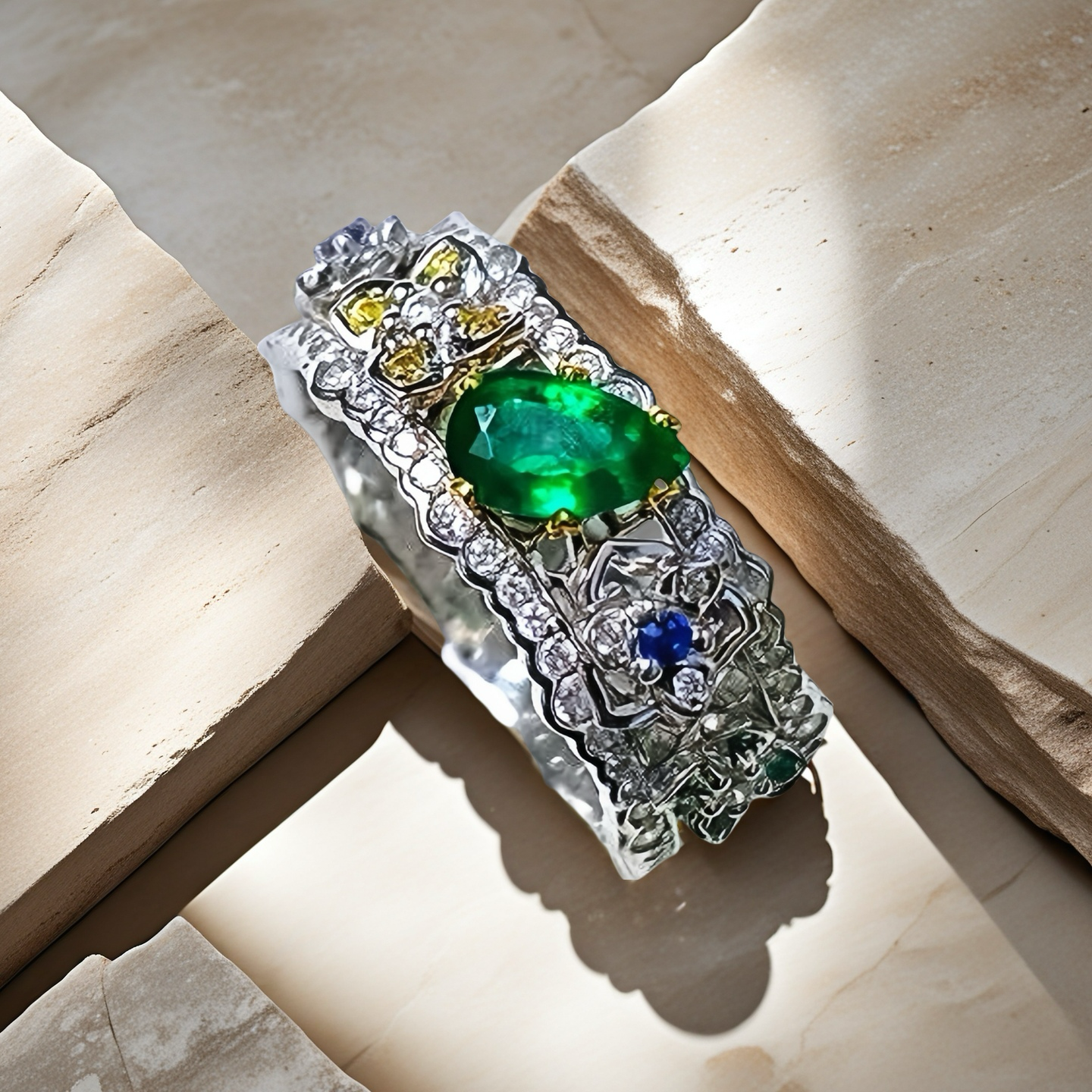 Vintage 18k Gold Diamond Ring (Item No. VT036)