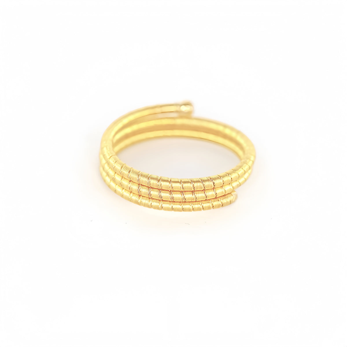Tripple Twisted 18k Gold Ring (Item No. SX101CR)