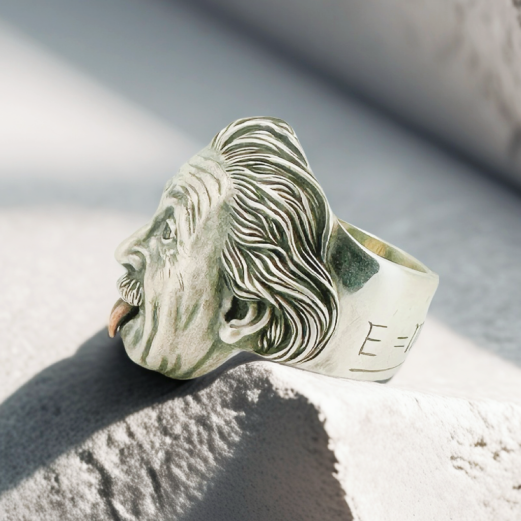 Einstein Silver Ring (Item No. SC019)