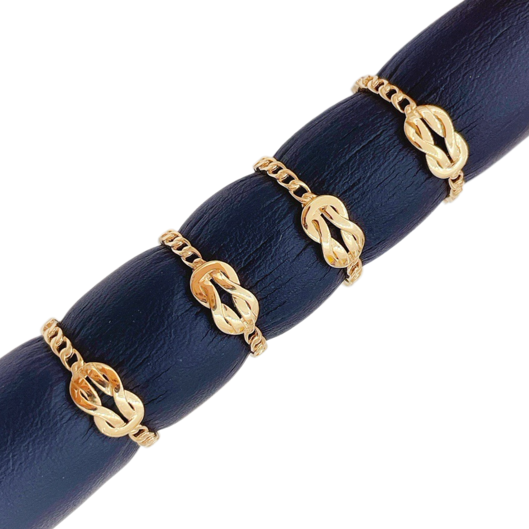 Curb Link 18k Gold Ring (Item No. HFR049)