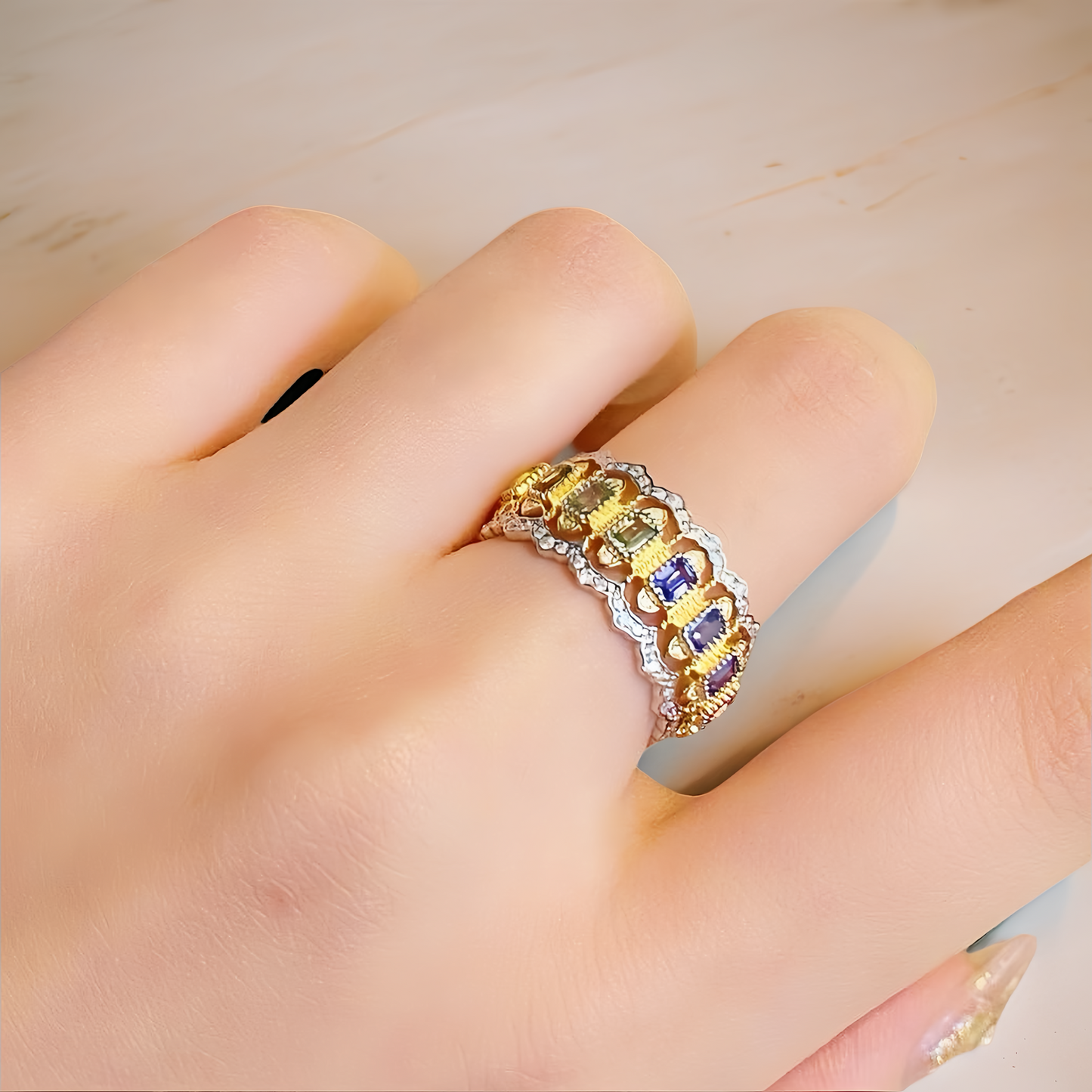 Vintage 18k Gold Diamond Ring (Item No. VT159)