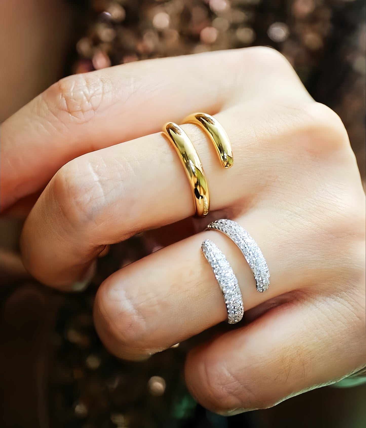 Tango Vintage 18k Gold Diamond Ring (Item No. VT029)