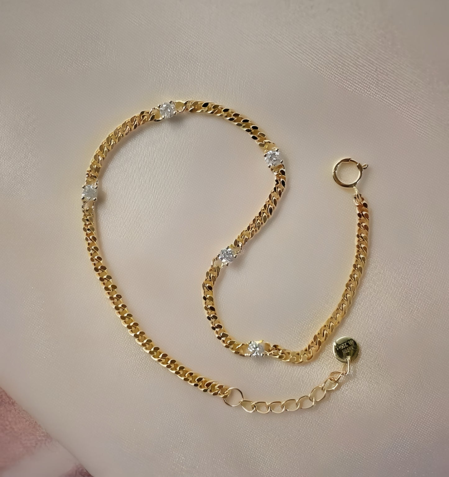 Vintage 18k Gold Diamond Necklace (Item No. VT110)