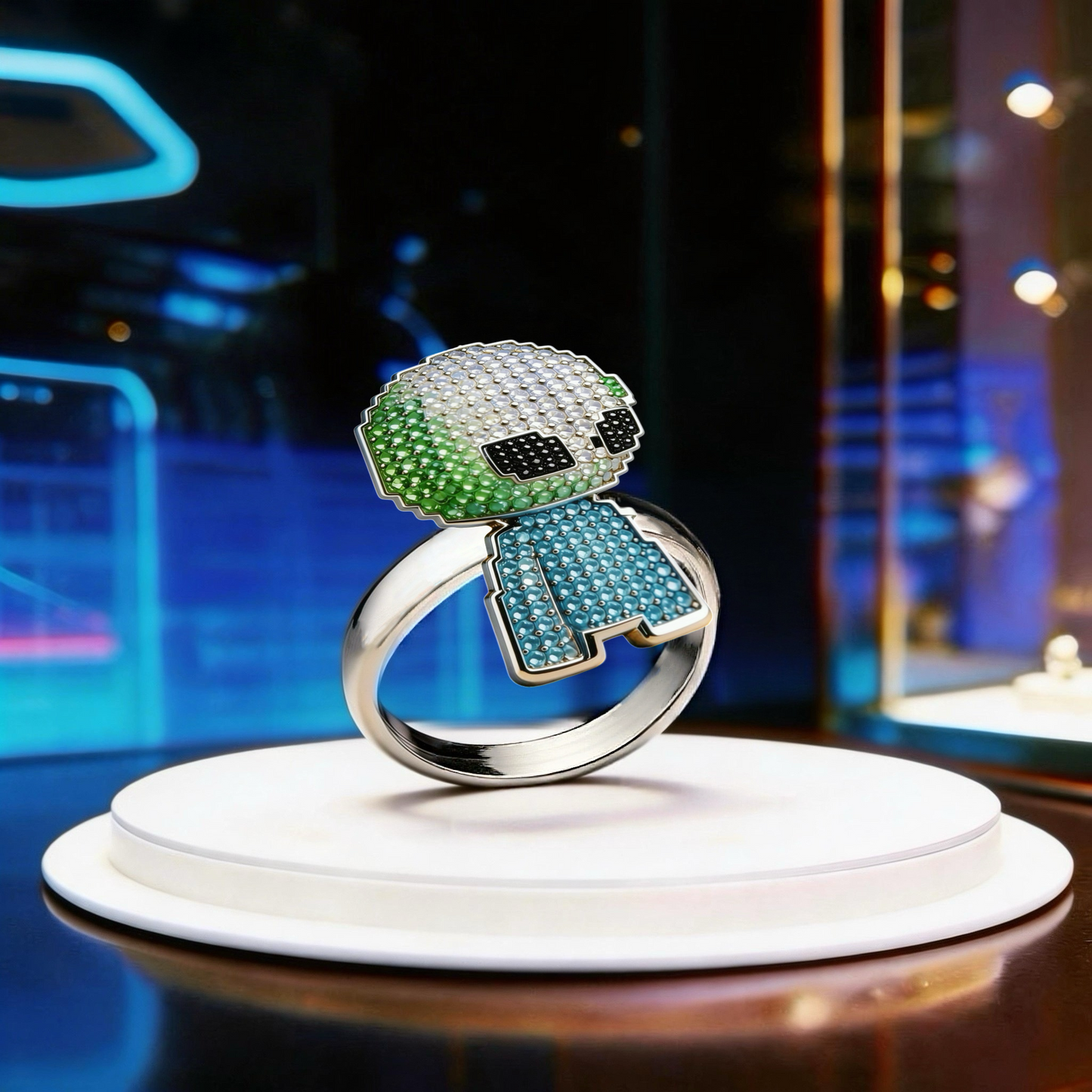 The Alien Boy NFT Custom Jewelry