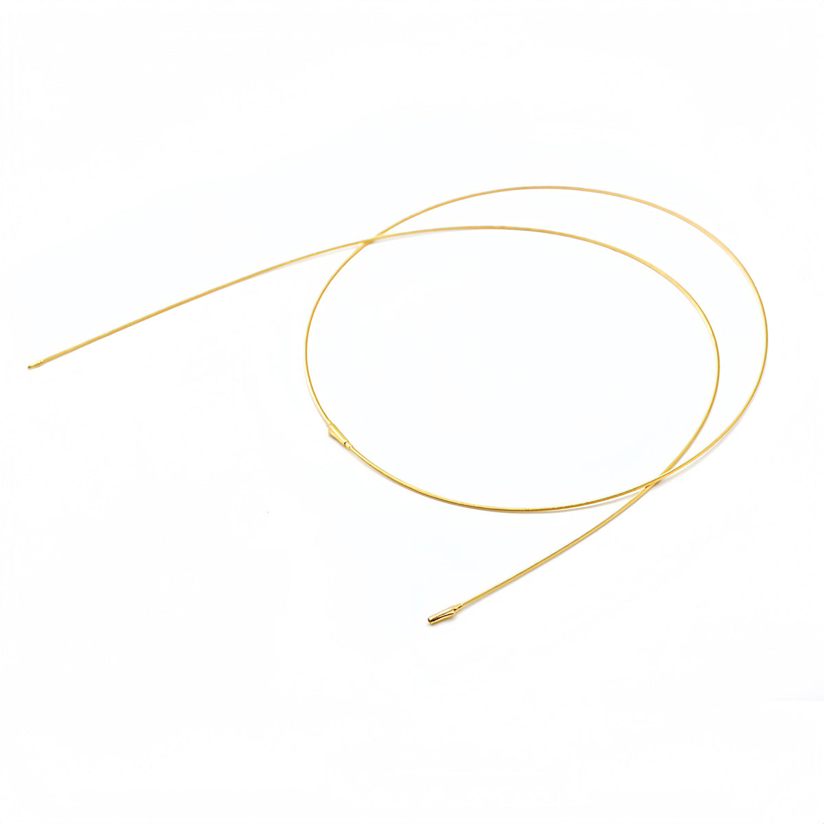 1.0mm/1.1mm Twisted 18k Gold Necklace (Item No. SH011CN)