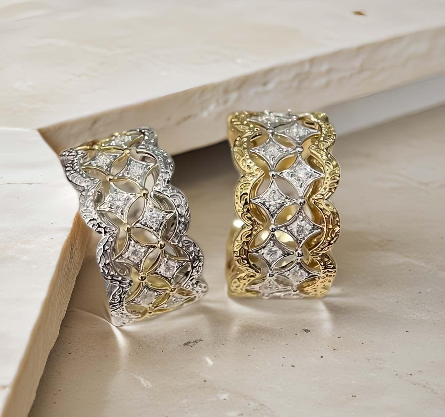 Vintage 18k Gold Diamond Ring (Item No. VT145)