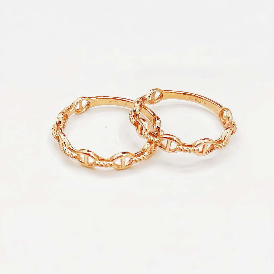 Classic 18k Gold Ring (Item No. HFR041)
