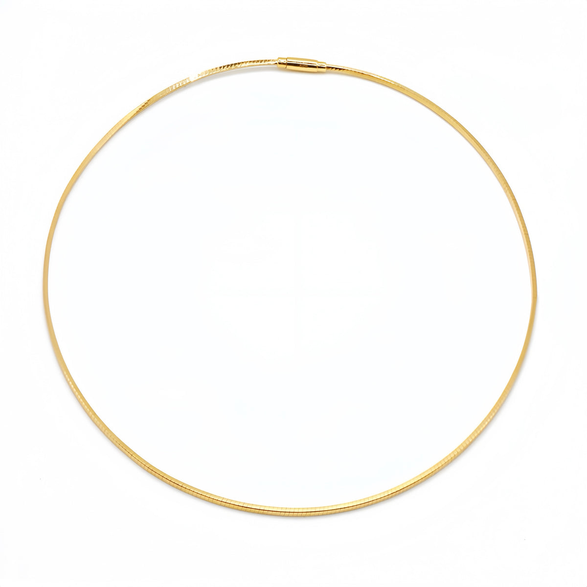 Square Omega 18k Gold Necklace (Item No. OMJ031CN)