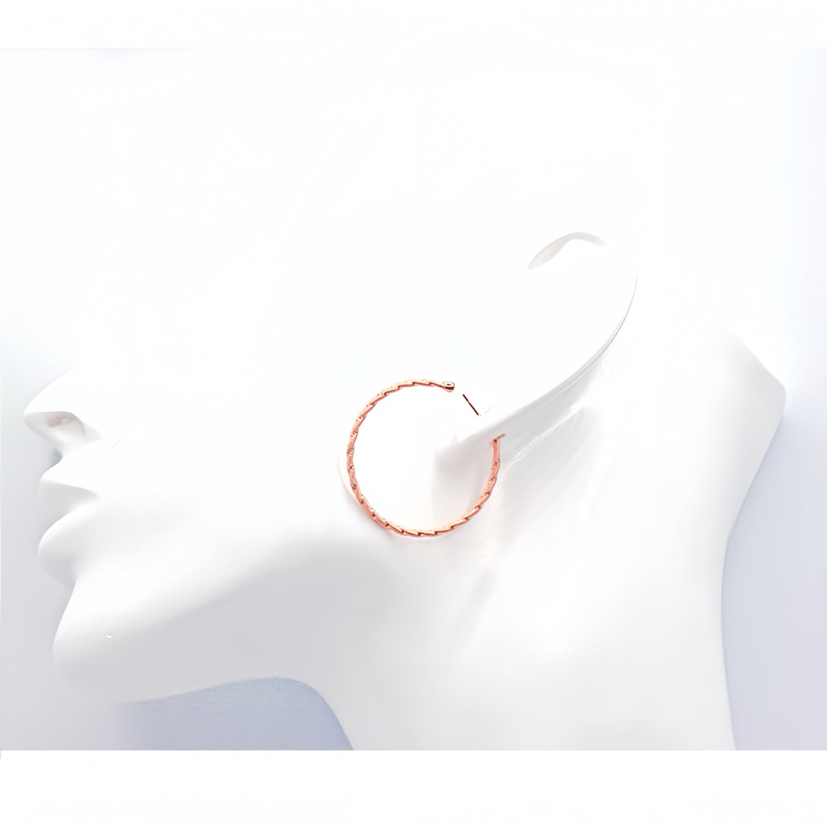 Electroforming Twisted 18k Gold Earring (Item No. DG173CR)