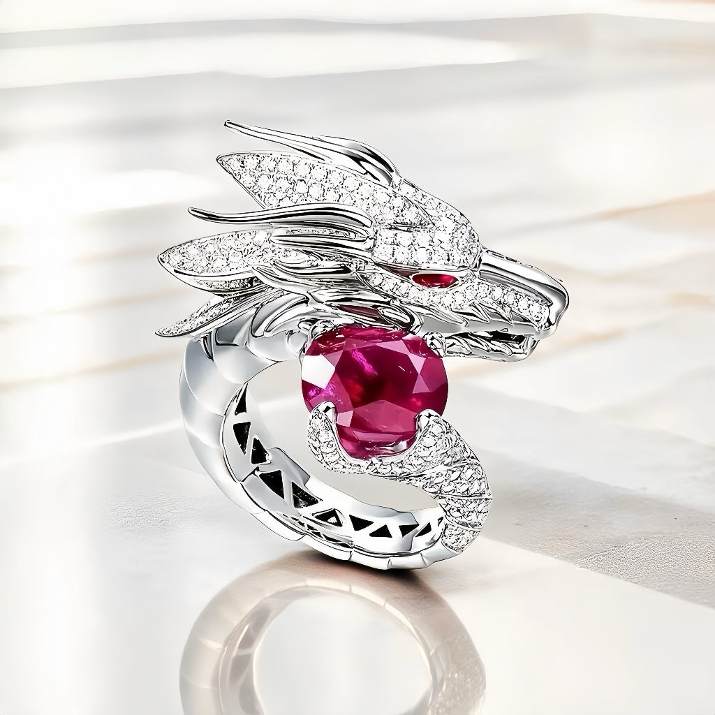 Dragon 18K Gold Ring (Item No.SC012)