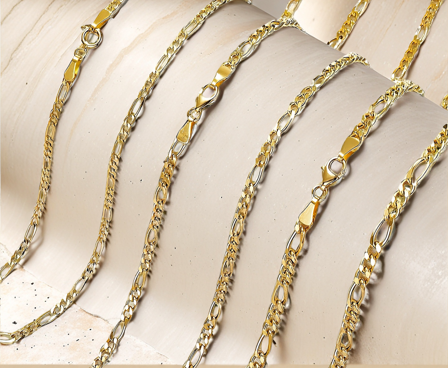 Classic 18k Gold Necklace Chain (Item No. GN0008)