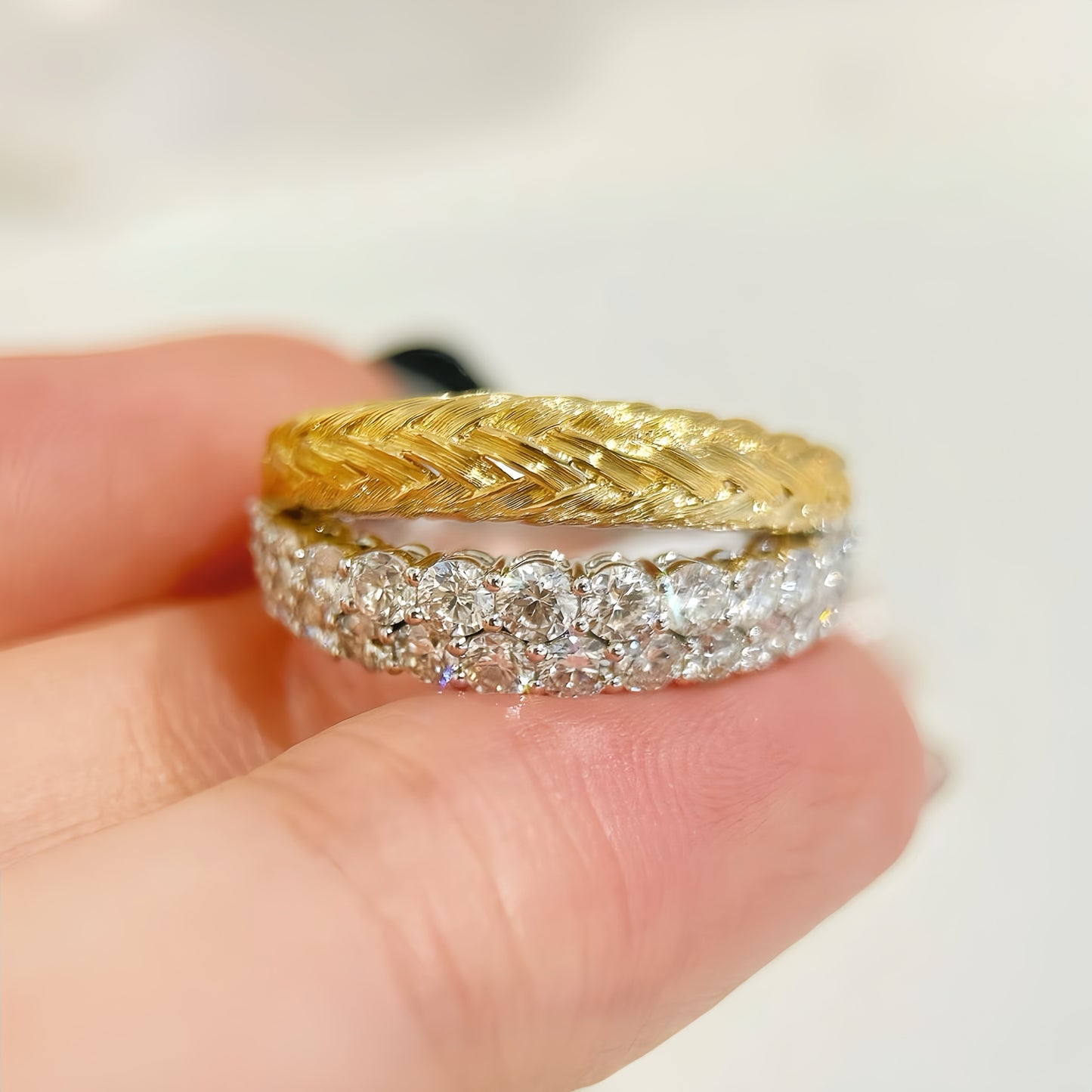 Vintage 18k Gold Diamond Ring (Item No. VT314)