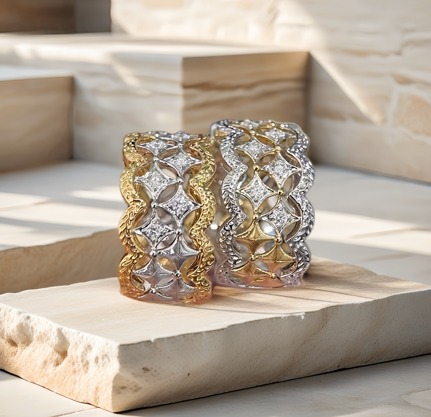 Vintage 18k Gold Diamond Ring (Item No. VT145)