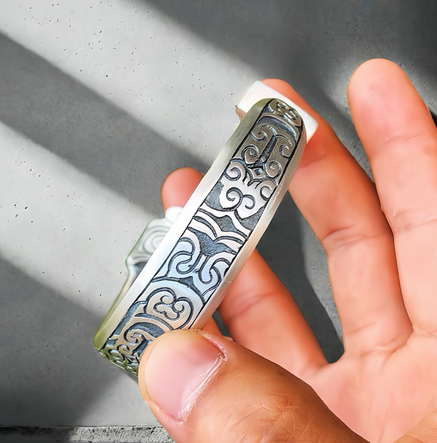 Sword Silver Bangle (Item No. B0613)