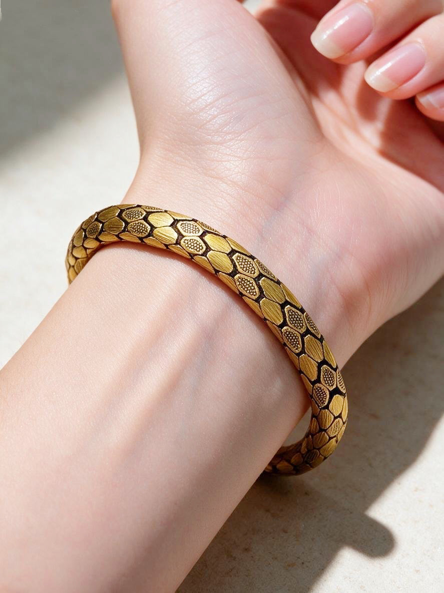 Vintage 24K Gold Bracelet Chain(Item No. GB0698)