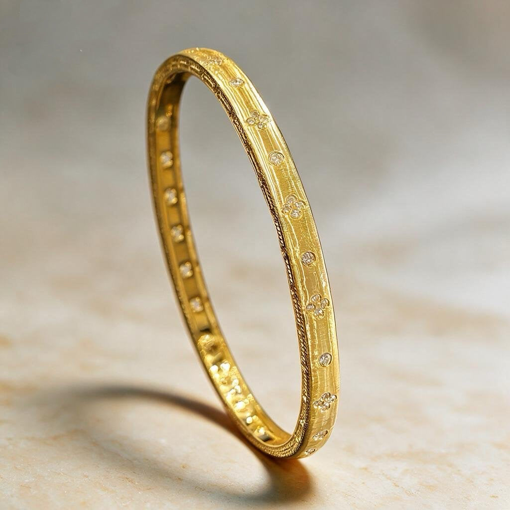 Vintage 18k Gold Diamond Bracelet (Item No. VT148)