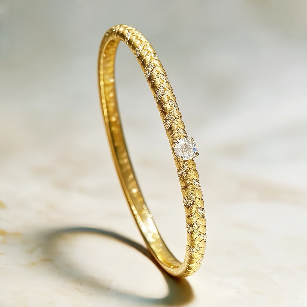 Vintage 18k Gold Diamond Bracelet (Item No. VT151)