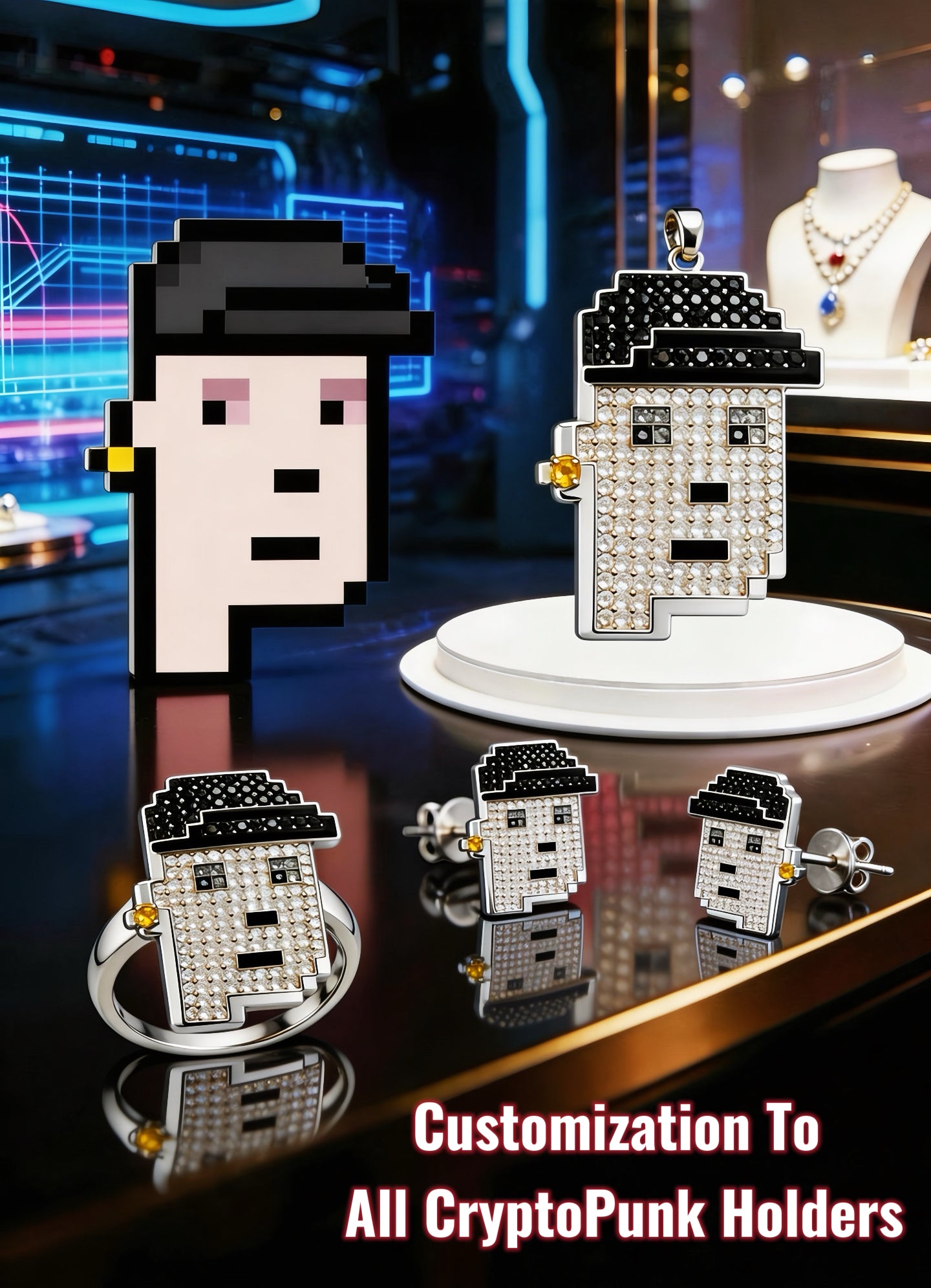 CryptoPunk NFT Custom Jewelry