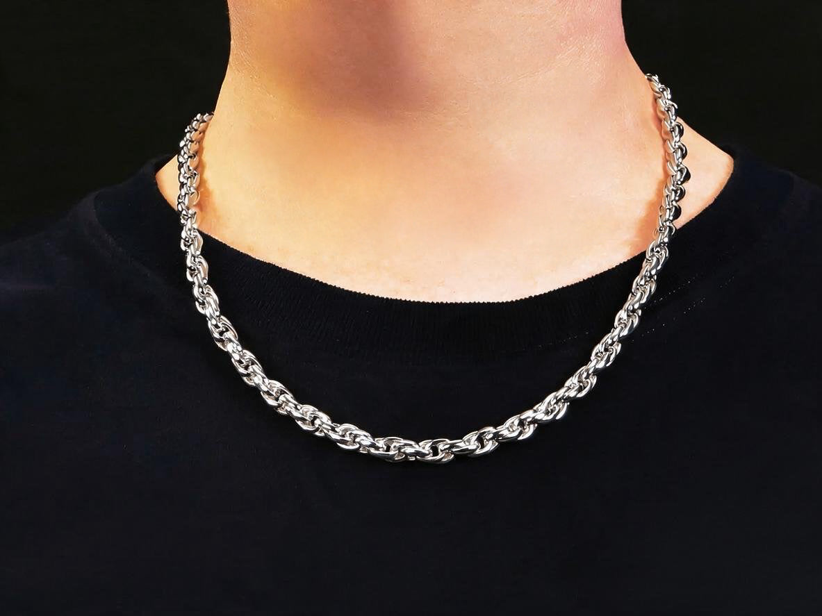Classic Silver Necklace Chain (Item No. TDNS0001)