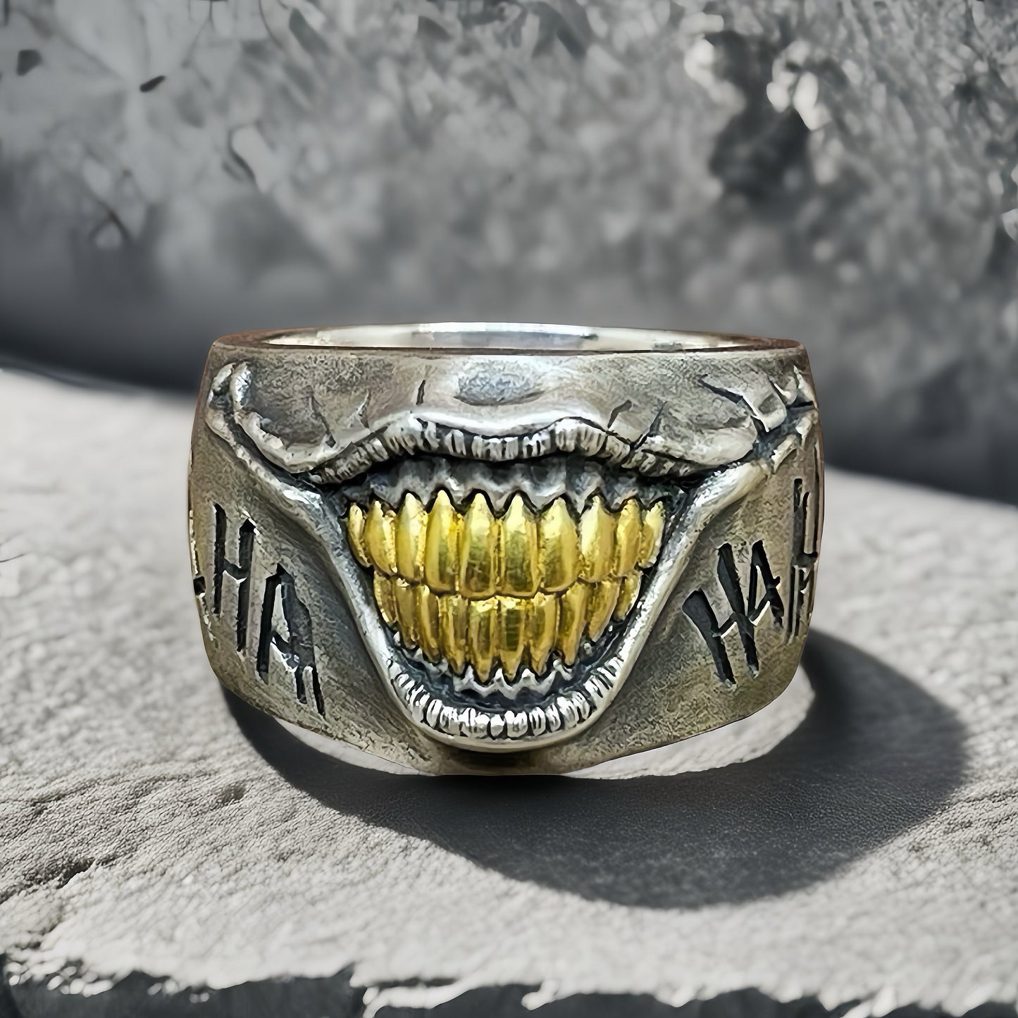 Joker Silver Ring (Item No. SC037)