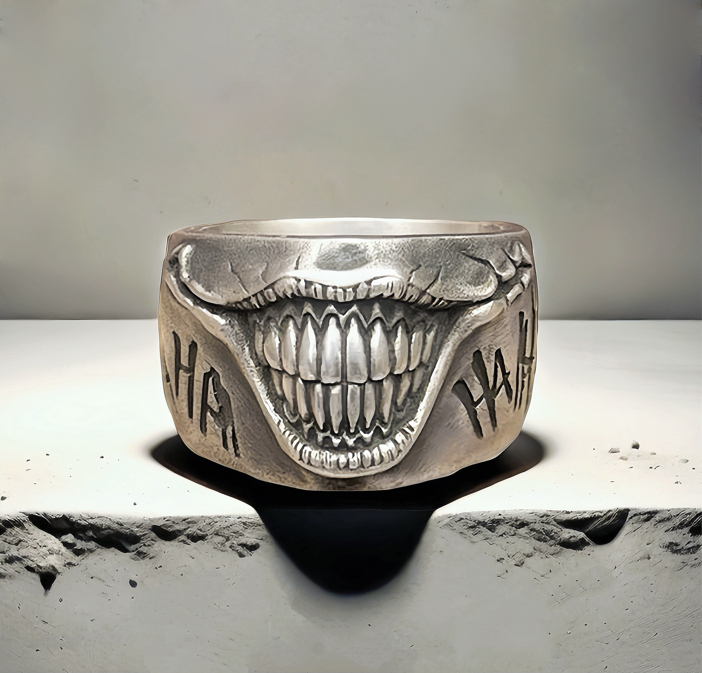 Joker Silver Ring (Item No. SC037)