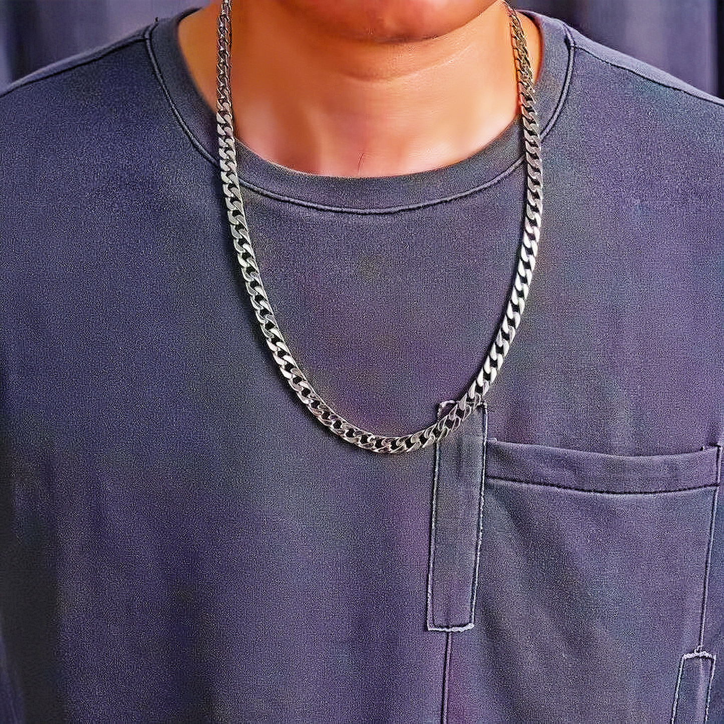 Classic Silver Necklace Chain (Item No. N0075)