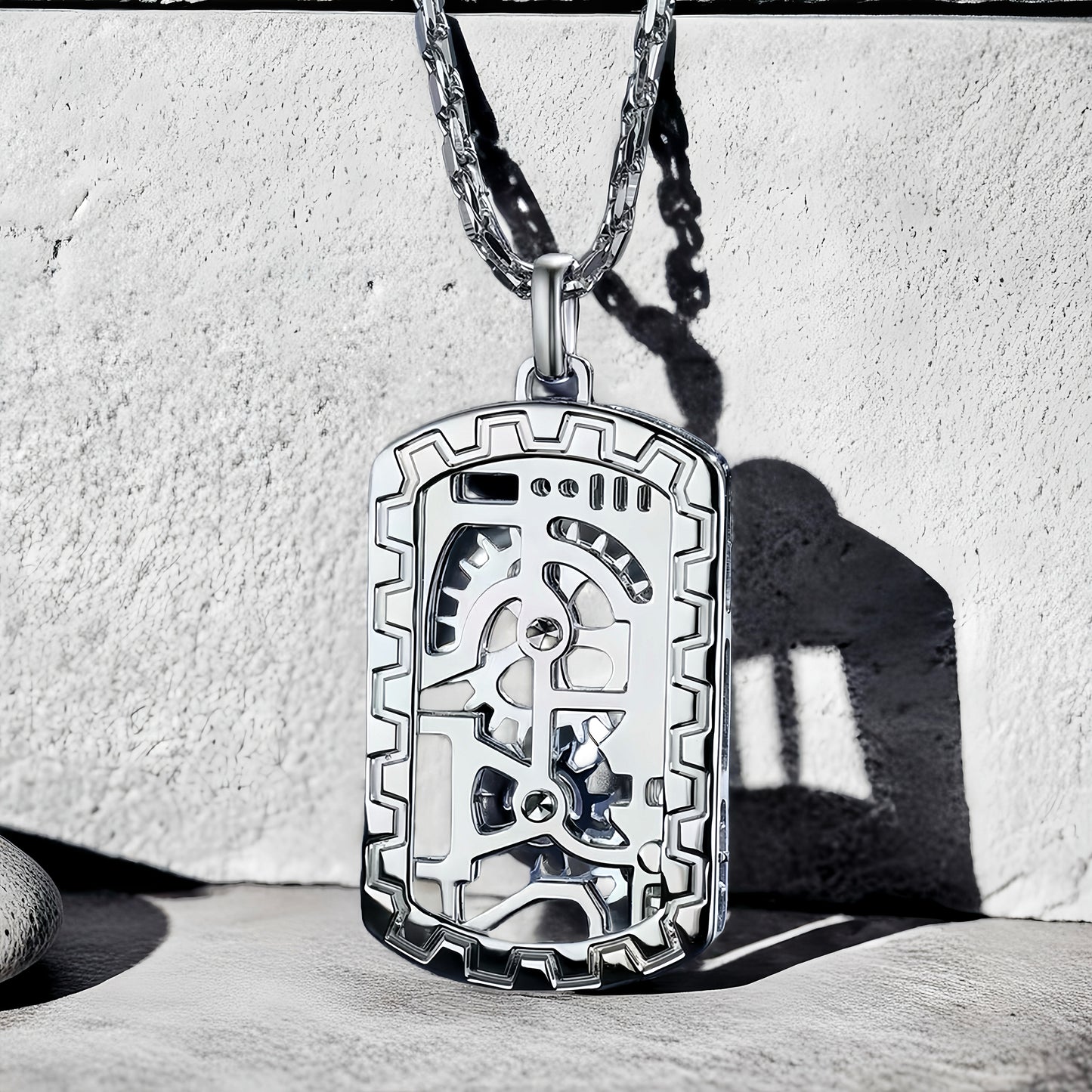 Gear Platinum Gold Necklace Chain Set (Item No. GP005)