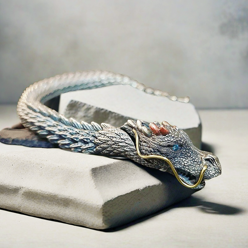 Dragon Silver Bracelet Chain (Item No. B0431)