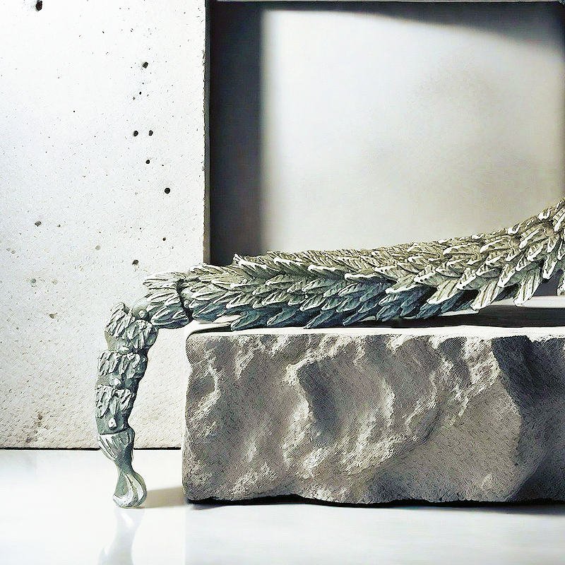 Dragon Silver Bracelet Chain (Item No. B0431)