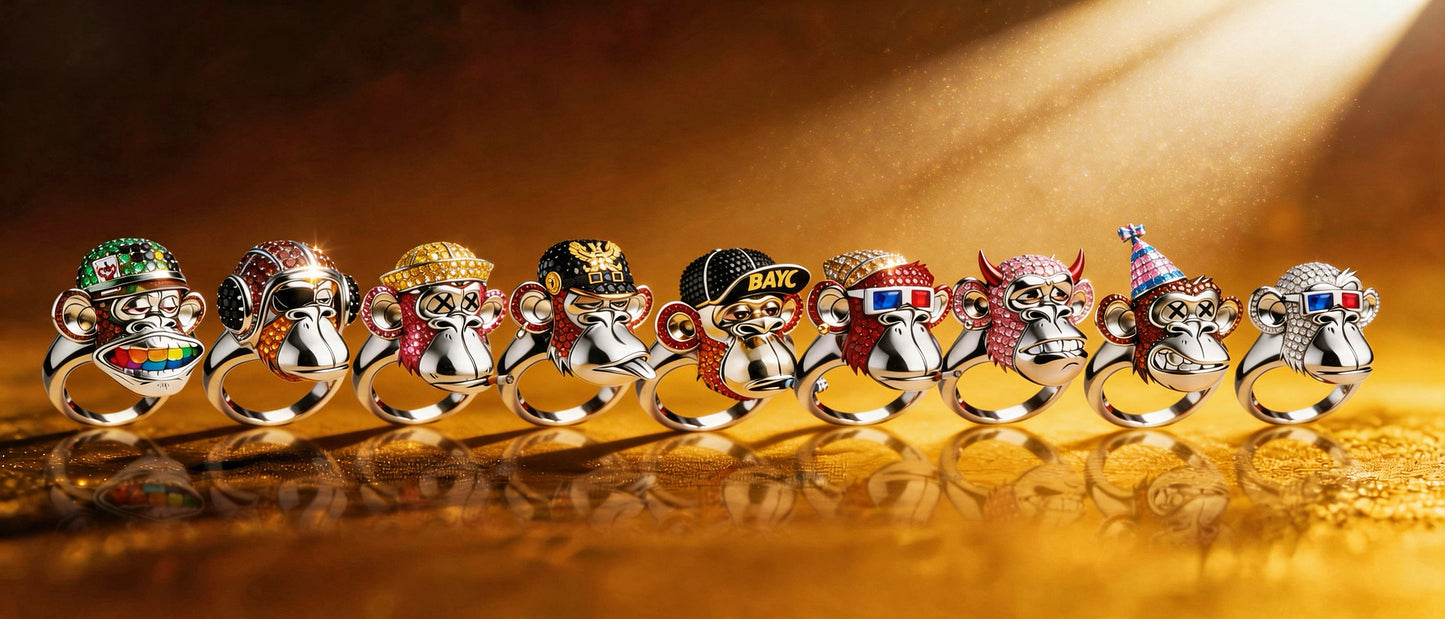 Bored Ape Yacht Club NFT Custom Jewelry