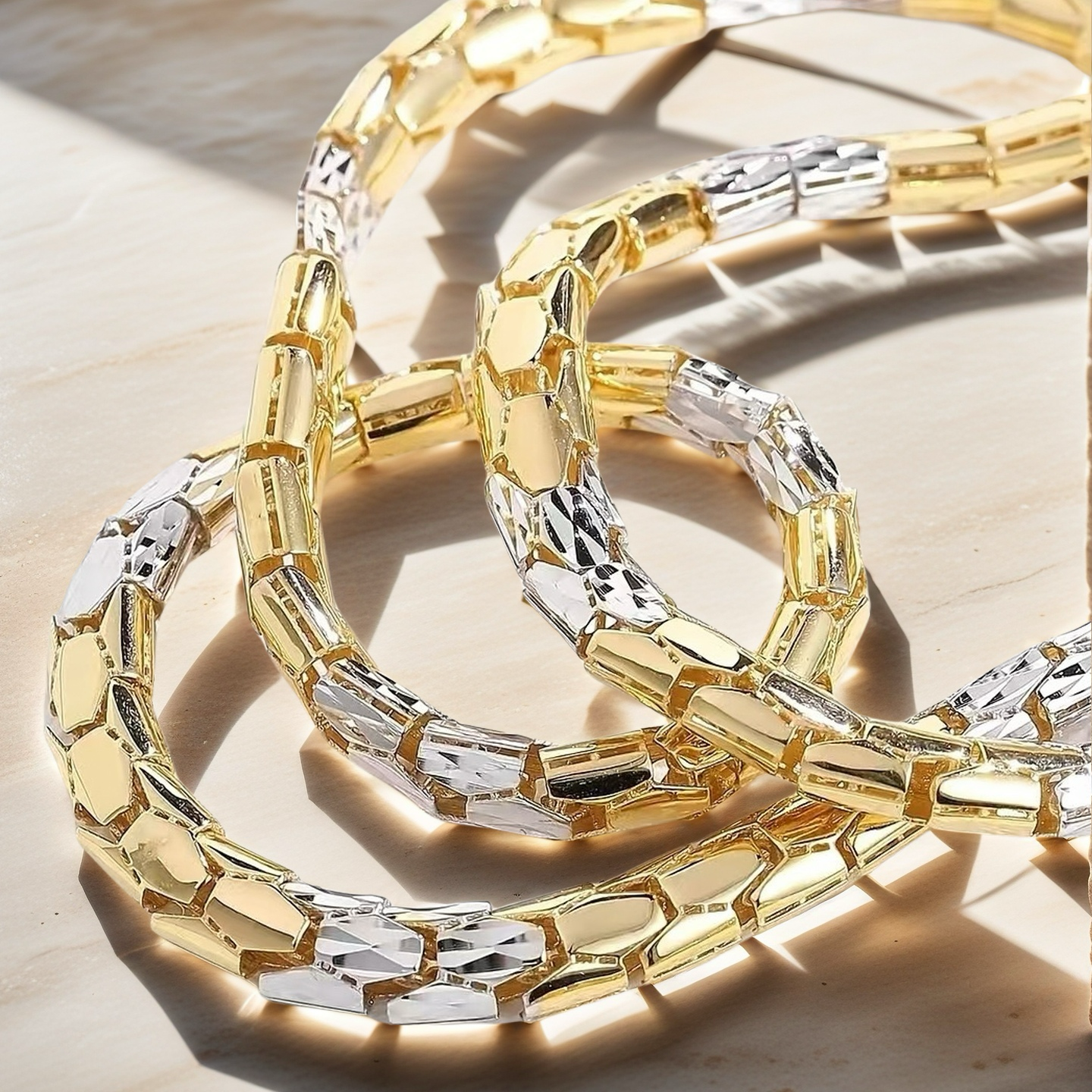 Snake 18k Necklace Chain (Item No. GN0016)