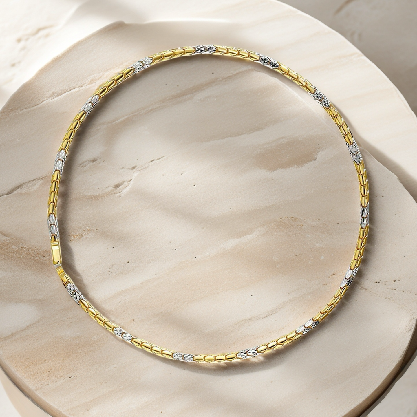 Snake 18k Necklace Chain (Item No. GN0016)