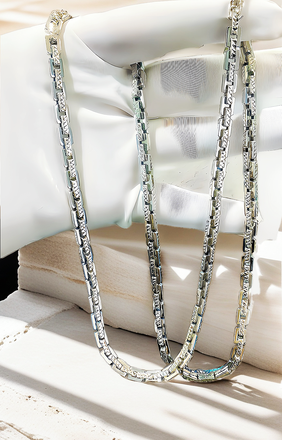 Platinum Gold Necklace Chain (Item No. GN0009)