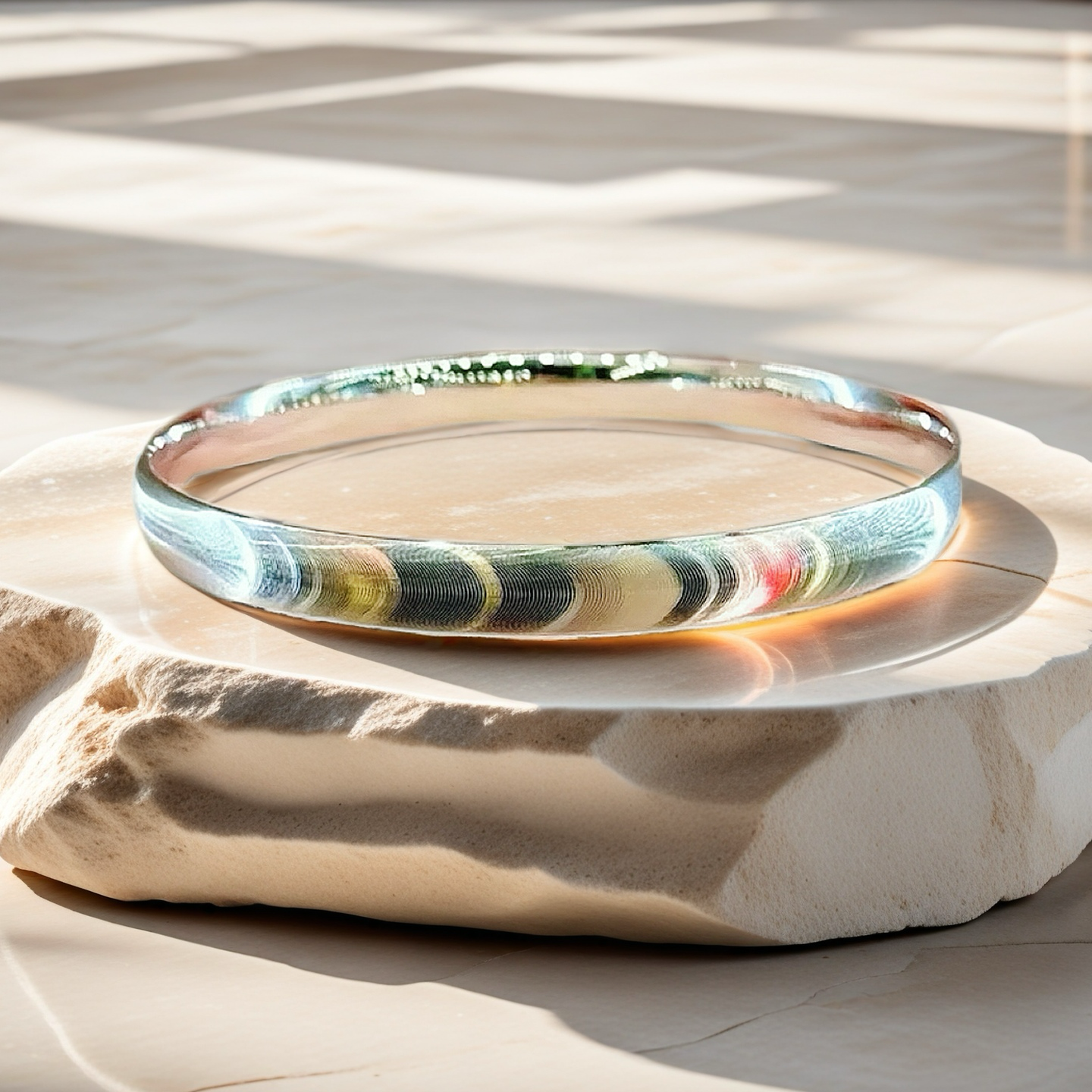 Cat's Eye Platinum Gold Bracelet Chain (Item No. GB0031)