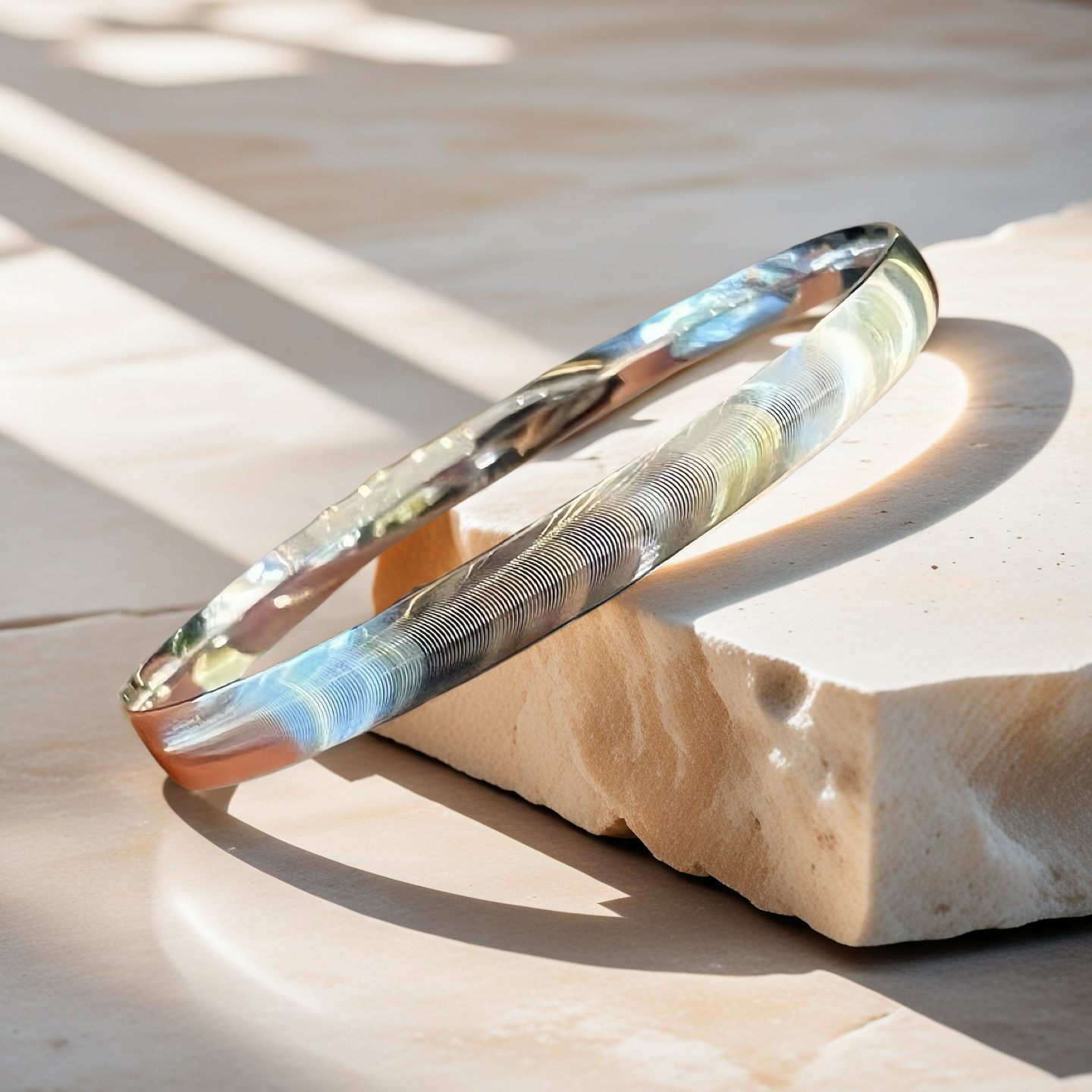 Cat's Eye Platinum Gold Bracelet Chain (Item No. GB0031)