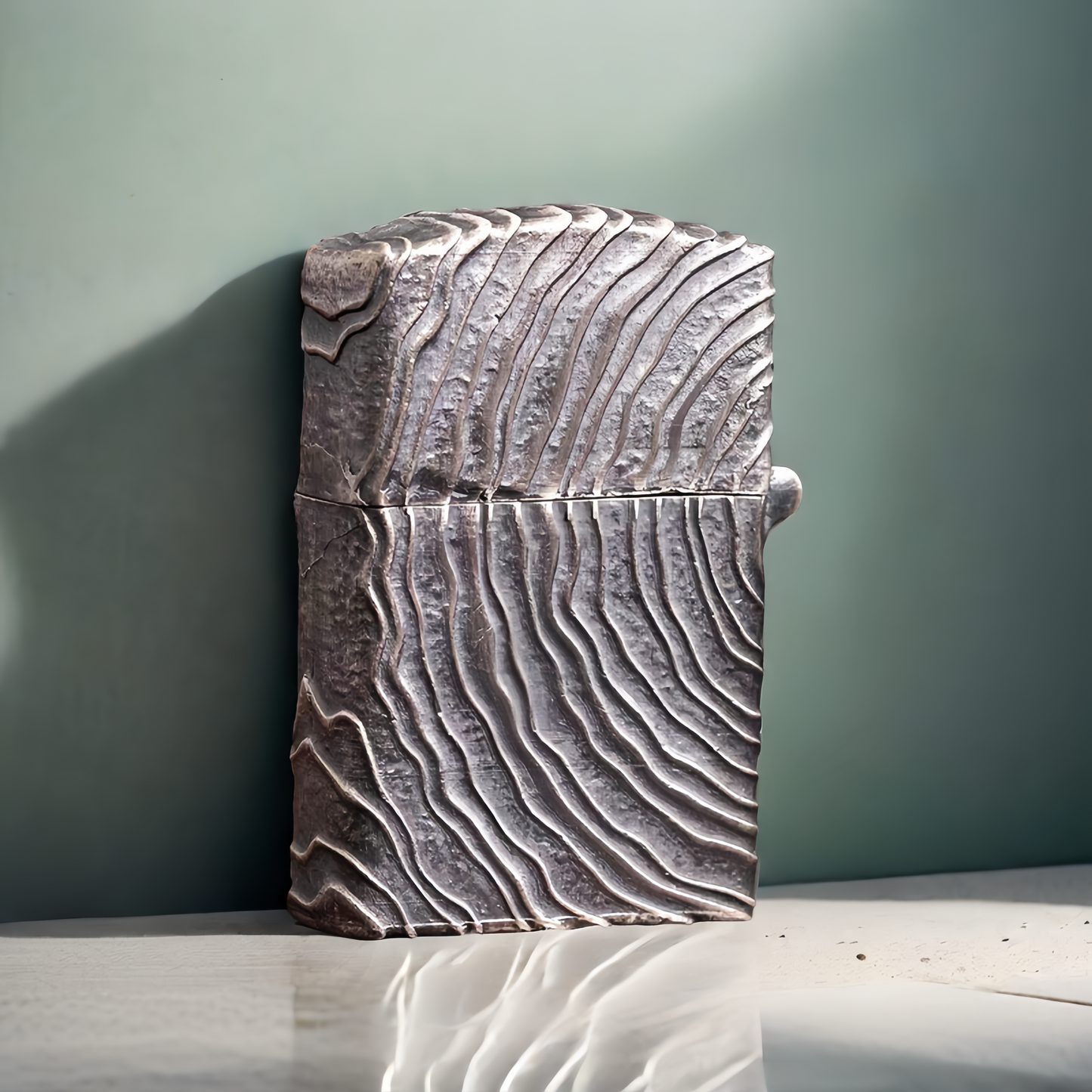 Vintage Silver Zippo Lighter Case (Item No. L0001)